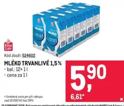 Makro Mléko trvanlivé 1,5 % nabídka