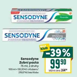 Billa Sensodyne zubní pasta nabídka