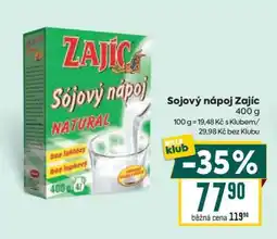 Billa Sojový nápoj Zajíc nabídka
