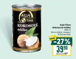 Billa Asia Time Kokosové mléko nabídka