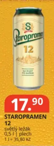 Potraviny CZ Staropramen 12 nabídka
