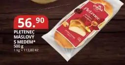 Potraviny CZ Pletenec máslový s medem nabídka