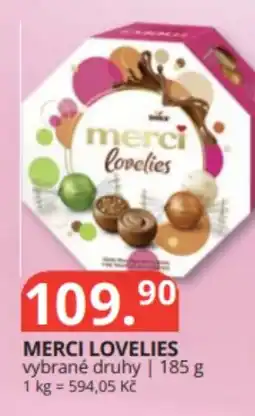 Potraviny CZ Merci lovelies nabídka