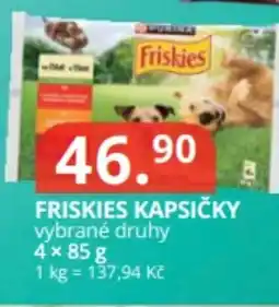 Potraviny CZ Friskies kapsičky nabídka