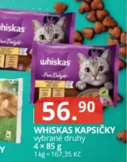 Potraviny CZ Whiskas kapsičky nabídka