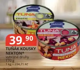 Potraviny CZ Tuňák kousky Nekton nabídka