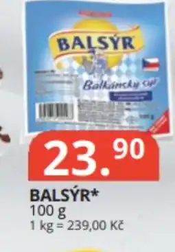 Potraviny CZ Balsýr nabídka