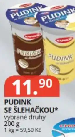 Potraviny CZ Pudink se šlehačkou nabídka