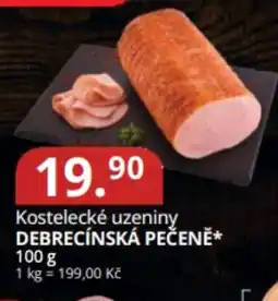 Potraviny CZ Kostelecké uzeniny debrecínská pečeně nabídka