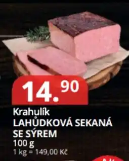 Potraviny CZ Krahulík Lahůdková sekaná se sýrem nabídka