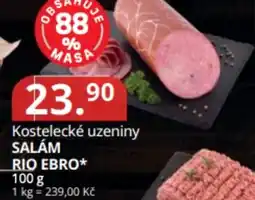 Potraviny CZ Kostelecké uzeniny salám rio ebro nabídka
