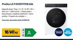 Datart Pračka LG F4X5011TKB bílá nabídka