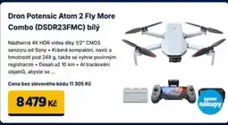 Datart Dron Potensic Atom 2 Fly More Combo (DSDR23FMC) bílý nabídka