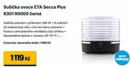 Datart Sušička ovoce ETA Secca Plus 8301 90000 černá nabídka