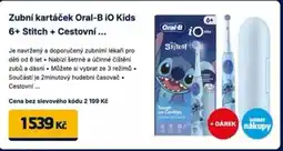 Datart Zubní kartáček Oral-B iO Kids 6+ Stitch + Cestovní nabídka