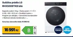 Datart Sušička prádla LG RHX5009TKB bílá nabídka