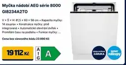 Datart Myčka nádobí AEG série 8000 G18234A2TO nabídka