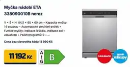 Datart Myčka nádobí ETA 338090010B nerez nabídka