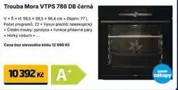 Datart Trouba Mora VTPS 786 DB černá nabídka