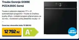 Datart Trouba Gorenje GO66E PIZZA350C černá nabídka