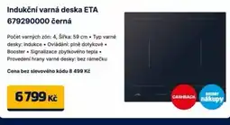 Datart Indukční varná deska ETA 679290000 černá nabídka