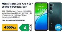 Datart Mobilní telefon vivo Y21d 4 GB / 256 GB (5672923) zelený nabídka