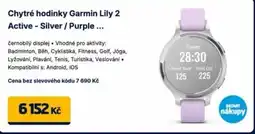 Datart Chytré hodinky Garmin Lily 2 Active-Silver / Purple nabídka