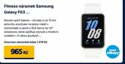 Datart Fitness náramek Samsung Galaxy Fit3 nabídka