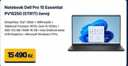 Datart Notebook Dell Pro 15 Essential PV15250 (5TR1T) černý nabídka
