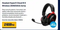 Datart Headset HyperX Cloud III S Wireless (A59ZOAA) černý nabídka