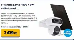 Datart IP kamera EZVIZ HB90 + 8W solární panel nabídka