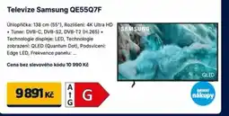 Datart Televize Samsung QE55Q7F nabídka