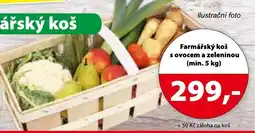 Konzum Farmářský koš s ovocem a zeleninou nabídka