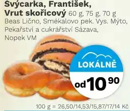 Konzum Švýcarka, František, Vrut skořicový nabídka