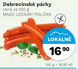 Konzum Debrecínské párky nabídka