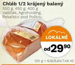 Konzum Chléb 1/2 krájený balený nabídka