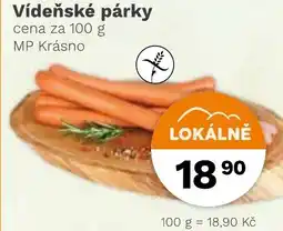 Konzum Vídeňské párky nabídka