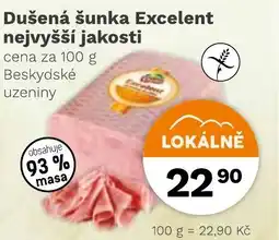 Konzum Dušená šunka Excelent nejvyšší jakosti nabídka