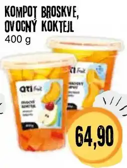 Konzum Kompot broskve, ovocný koktejl nabídka