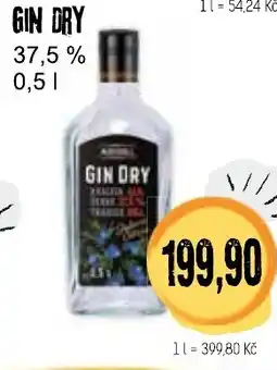 Konzum Gin dry 37,5% nabídka