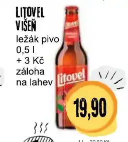 Konzum Litovel višeň ležák pivo nabídka