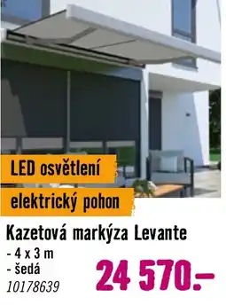 Hornbach Kazetová markýza Levante nabídka