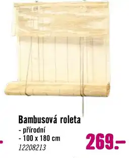 Hornbach Bambusová roleta nabídka