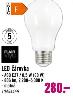 Hornbach LED žárovka nabídka