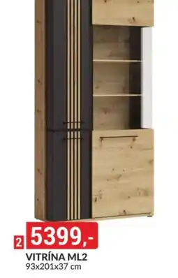 Baumax Vitrína ML2 nabídka