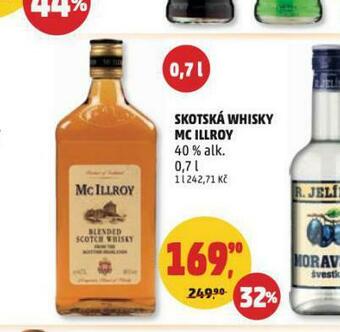 Penny Market Skotská whisky mc illroy nabídka
