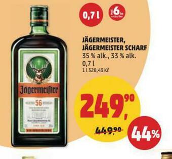 Penny Market Jägermeister nabídka