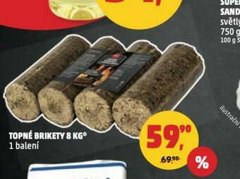 Penny Market Topné brikety nabídka