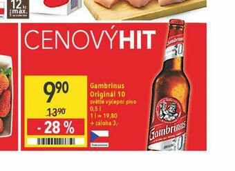 Globus Pivo gambrinus originál nabídka