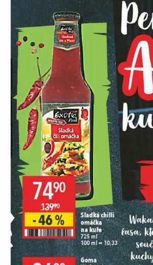 Globus Sladká chilli omáčka na kuře nabídka